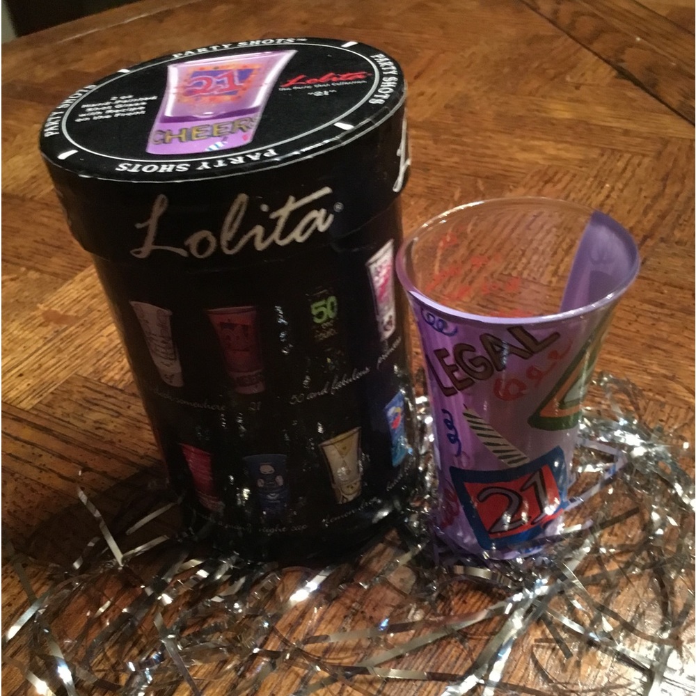 Lolita 21st Birthday Shot Glass NIB